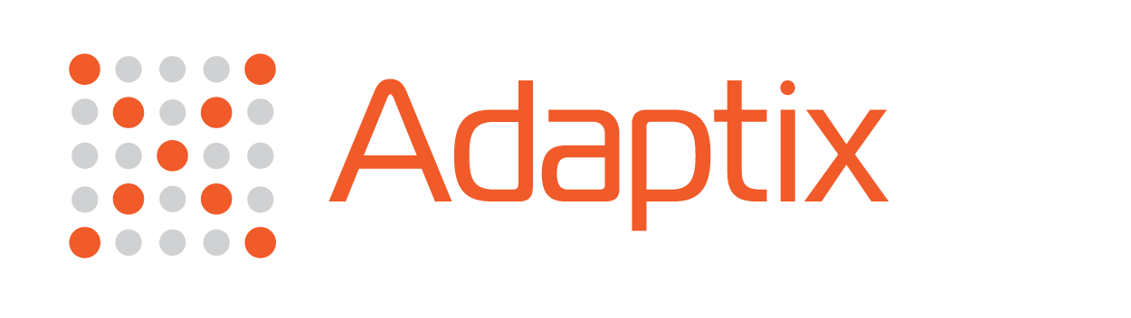 adaptix logo with strapline